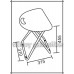 A-F008 彩色膠摺椅 (A116)